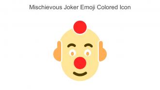 Mischievous Joker Emoji Colored Icon In Powerpoint Pptx Png And Editable Eps Format