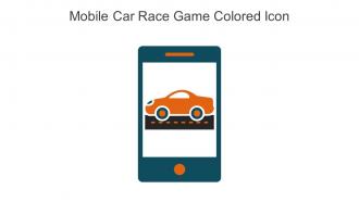 Mobile Car Race Game Colored Icon In Powerpoint Pptx Png And Editable Eps Format
