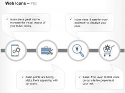 Mobile settings seo technical service best solution ecommerce optimization ppt icons graphics