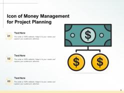 Money Icon Business Investment Planning Process Gear Circular Arrows