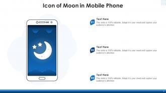 Moon Icon Powerpoint Ppt Template Bundles