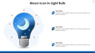 Moon Icon Powerpoint Ppt Template Bundles