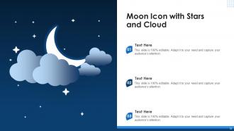 Moon Icon Powerpoint Ppt Template Bundles