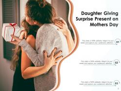 Mothers Day Surprise Present Hugging Envelope Together