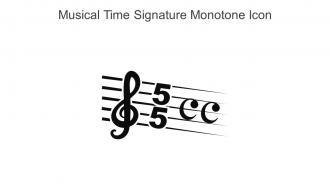 Musical Time Signature Monotone Icon In Powerpoint Pptx Png And Editable Eps Format