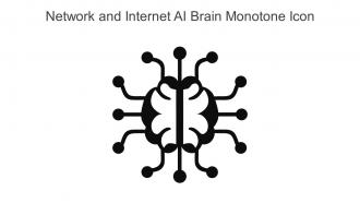 Network And Internet Ai Brain Monotone Icon In Powerpoint Pptx Png And Editable Eps Format