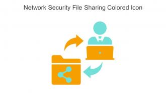 Network Security File Sharing Colored Icon In Powerpoint Pptx Png And Editable Eps Format