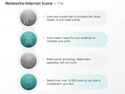 Network wifi communication internet ppt icons graphics