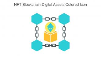 NFT Blockchain Digital Assets Colored Icon In Powerpoint Pptx Png And Editable Eps Format