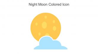 Night Moon Colored Icon In Powerpoint Pptx Png And Editable Eps Format