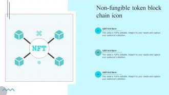 Non Fungible Token Block Chain Icon