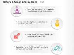Nuclear power reactor harvesting domestic use cycle ppt icons graphics