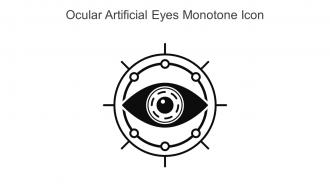 Ocular Artificial Eyes Monotone Icon In Powerpoint Pptx Png And Editable Eps Format