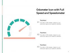 Odometer Kilometers Speedometer Distance Indicators