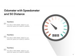 Odometer Kilometers Speedometer Distance Indicators