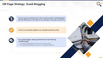 Off Page Strategy Guest Blogging Edu Ppt
