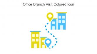 Office Branch Visit Colored Icon In Powerpoint Pptx Png And Editable Eps Format