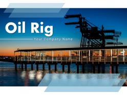 Oil rig producing processing platform looking vessel leaving