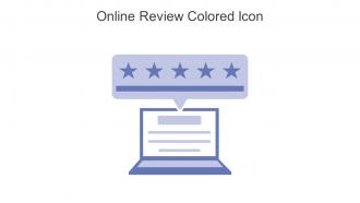 Online Review Colored Icon In Powerpoint Pptx Png And Editable Eps Format