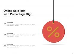 Online Sales Icon Marketing Computer Percentage Dollar Website