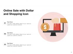 Online Sales Icon Marketing Computer Percentage Dollar Website