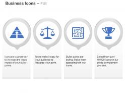 Optimism balance problem maze trophy ppt icons graphics