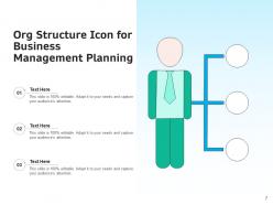 Org Structure Icon Employees Management Hierarchy Decision Representing Circle