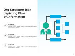 Org Structure Icon Employees Management Hierarchy Decision Representing Circle