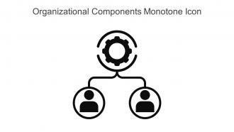 Organizational Components Monotone Icon In Powerpoint Pptx Png And Editable Eps Format