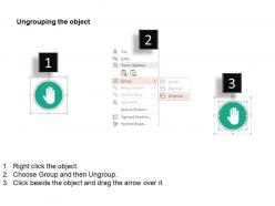 Palm finger print lock home safety ppt icons graphics