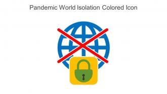 Pandemic World Isolation Colored Icon In Powerpoint Pptx Png And Editable Eps Format