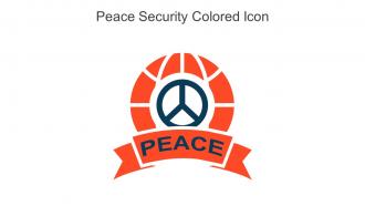 Peace Security Colored Icon In Powerpoint Pptx Png And Editable Eps Format