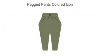 Pegged Pants Colored Icon In Powerpoint Pptx Png And Editable Eps Format