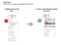 Percentage laurel mobile app mobile report ppt icons graphics