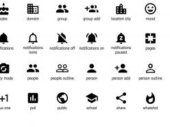 Person outline people notifications paused and on ppt icons graphics