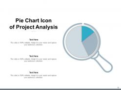 Pie Chart Icon Business Analysis Financial Distribution Growth Population Product