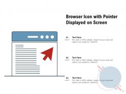Pointer Icon Arrow Browser Computer Scanning Displayed