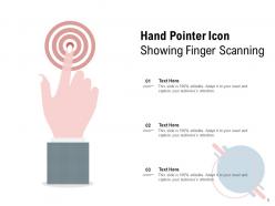 Pointer Icon Arrow Browser Computer Scanning Displayed