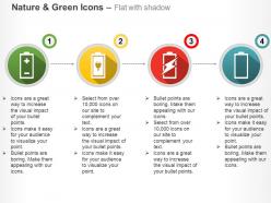 Power generation indication cells ppt icons graphics