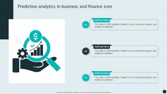 Predictive Analytics In Business And Finance Icon