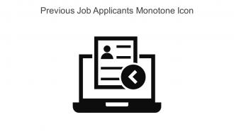 Previous Job Applicants Monotone Icon In Powerpoint Pptx Png And Editable Eps Format