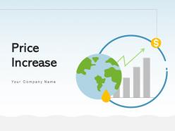 Price increase illustrating arrow product dollar inflation increase