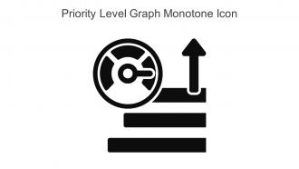 Priority Level Graph Monotone Icon In Powerpoint Pptx Png And Editable Eps Format