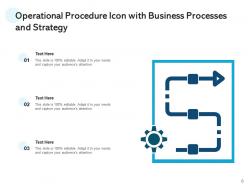 Procedure Icon Processing Business Marketing Products Flowchart Development