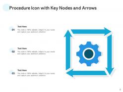 Procedure Icon Processing Business Marketing Products Flowchart Development