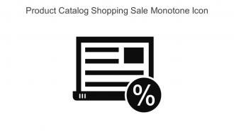 Product Catalog Shopping Sale Monotone Icon In Powerpoint Pptx Png And Editable Eps Format