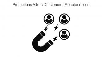 Promotions Attract Customers Monotone Icon In Powerpoint Pptx Png And Editable Eps Format