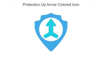 Protection Up Arrow Colored Icon In Powerpoint Pptx Png And Editable Eps Format