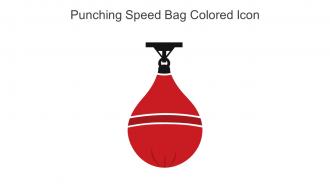 Punching Speed Bag Colored Icon In Powerpoint Pptx Png And Editable Eps Format