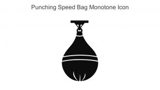Punching Speed Bag Monotone Icon In Powerpoint Pptx Png And Editable Eps Format